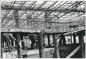 1974. június 25. Budapest, várostörténeti fotók a millenniumi földalatti vasút végállomásának építés...