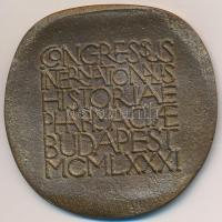 Ligeti Erika (1934-) 1981. "Nemzetközi Gyógyszerész-történeti Kongresszus" Br emlékérem (~...