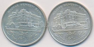 1993. 200Ft Ag "MNB" (2x) T:2,2-