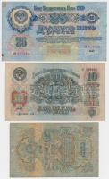 Szovjetunió 1947. 5R + 10R + 25R + 50R T:III,III-
Soviet Union 1947. 5 Rubles + 10 Rubles + 25 Ruble...