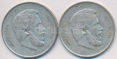 1947. 5Ft Ag "Kossuth" (2x) T:2-,3