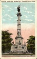 Boston, Soldiers and Sailors monument in common