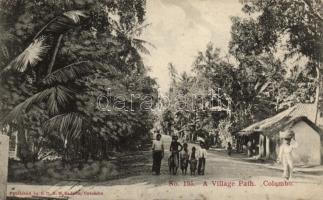 Colombo, village path, folklore