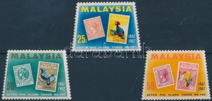Malay stamp centenary set, 100 éves a maláj bélyeg sor