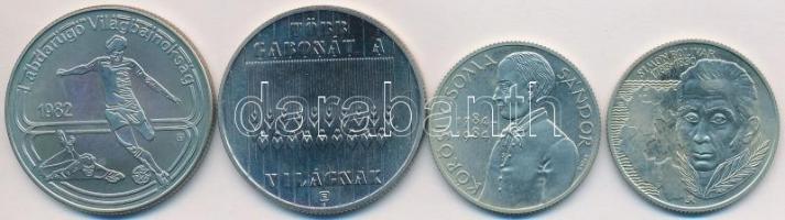 1982. 100Ft Cu-Ni "Labdarúgó VB" + 1983. 100Ft Cu-Ni "FAO" + 1983. 100Ft "S...