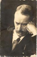 1918 Gróf Károlyi Mihály, photo, 'Magyar Köztársaság' So. Stpl (EB)