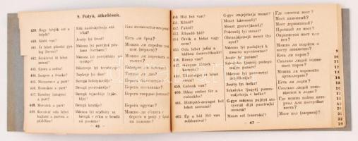 1942 M. kir. honvéd vezérkar Főnökének rendeletével engedélyezett magyar-orosz haditolmács tábori se...