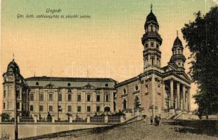 3 db RÉGI, határon túli magyar városképes lap: Ipolyság, Kassa, Ungvár / 3 old postcards from Upper Hungary and Transcarpathia