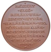 Papp László (1947-) 1988. "Első királyunk Szent István halálának 950. évfordulóján a Szent Jobb...