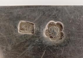 Ezüst (Ag.) kehely, talprész: tűz aranyozott, pótolt csiszolt lápisz lazúrit kövekkel díszített, pon...