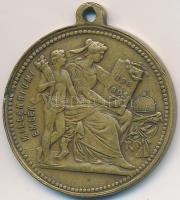 1896. "Millenniumi Emlék 896-1896 / I. Ferenc József" Cu emlékérem füllel (29,5mm) T:2- ph