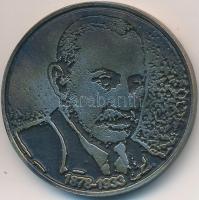 DN "Krúdy Gyula 1878-1933 / Krúdy Gyula Gimnázium Nyíregyháza" fém emlékérem (40mm) T:2