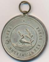 ~1930. "MOVE (Magyar Országos Véderő Egylet) / Törökszentmiklós városa" ezüstözött Br érem...