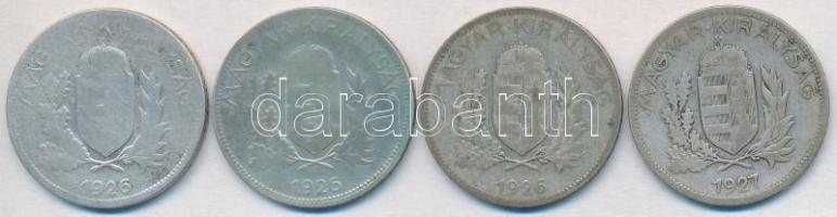 1926-1927. 1P Ag (4x) T:2-,3