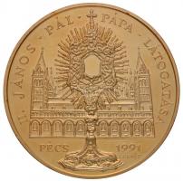 Bognár György (1944-) / Lebó Ferenc (1960-) 1991. "II. János Pál pápa látogatása - Pécs" a...