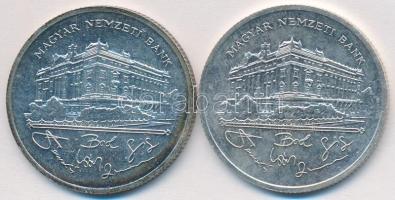 1992. 200Ft Ag "MNB" (2x) T:2,2-