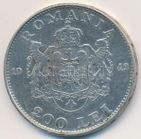 Románia 1942. 200L Ag T:2- 
Romania 1942. 200 Lei Ag C:VF