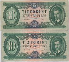 1949. 10Ft (2x) T:II,II-