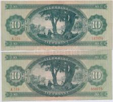 1949. 10Ft (2x) T:II,II-