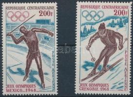1968 Nyári és téli olimpia sor Mi 158-159