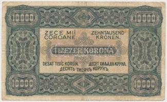 1923. 10.000K "80 FILLÉR - NYOLCVAN FILLÉR" felülbélyegzéssel, nyomdahely jelölés nélkül T...
