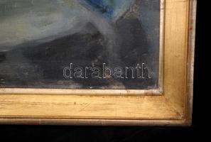 Corini Margit (1897-1982): Virágcsendélet. Olaj, vászon, jelzett, keretben, 80×60 cm