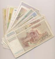 Jugoszlávia 1955-1994. 31db-os vegyes bankjegy tétel T:vegyes
Yugoslavia 1955-1994. 31pcs of banknot...