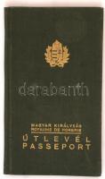 1943 A M. Kir. Rendőrség Budapesti Főkapitánya által kiadott fényképes útlevélt Németországba /
1943...