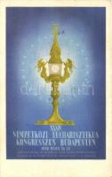 1938 Budapest XXXIV. Nemzetközi Eucharisztikus Kongresszus, reklám, 1938 Budapest, 34th International Eucharistic Congress, advertisement