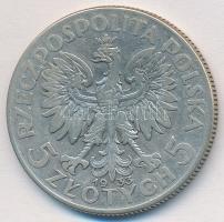 Lengyelország 1933. 5Zl Ag T:3 Poland 1933. 5 Zlotych Ag C:F Krause Y#21