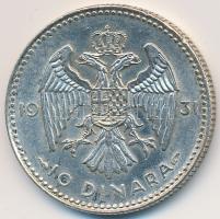 Jugoszlávia 1931. 10D Ag "I. Sándor" T:2
Yugoslavia 1931. 10 Dinara Ag "Alexander I&q...