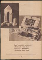 cca 1940-1950 Az Országos Kulturcikk Kiskereskedelmi Vállalat Játékboltjainak képekkel illusztrált g...