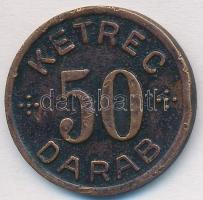 1948-1955. 50 Ketrec Darab "Baromfiértékesítő Nemzeti Vállalat" Cu bárcája T:2-