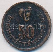 1948-1955. 50 Ketrec Darab "Baromfiértékesítő Nemzeti Vállalat" Cu bárcája T:2-