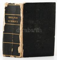 D. Martin Luthers: Die Bibel oder die ganze heilige Schrift des alten und neuen Testaments. Hulle, 1832, Cantenischen. Szakadt egészvászon kötésben.