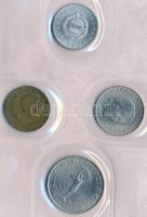 1972. 2f-10Ft 9klf "Magyar Népköztársaság" forgalmi érméi vajszínű műbőrtokban T:1
Adamo F...