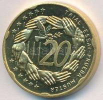 Lettország 2004. 20c próbaveret T:BU Latvia 2004. 20 Cents trial strike C:BU