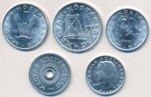 1990. 2f Al + 5f Al + 10f Al + 20f Al + 50f Al T:1,1-