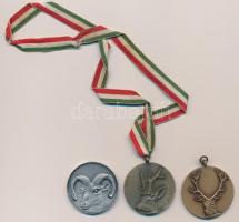 Iván István (1905-1968) DN "Megyei Trófeabíráló Bizottság" Br emlékérem füllel (40mm) + DN...