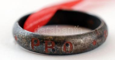 1914 2 db különböző "Pro patria 1914" feliratú vasgyűrű, d:54, ill. 61. /
1914 2 different...