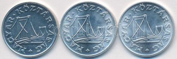 1992,1993,1998. 50f Al (3x) T:1