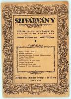 1934 A Szivárvány, Szépirodalmi, Művészetei és Tudományos Folyóirat VII. évfolyamának 10-11. száma, 32p