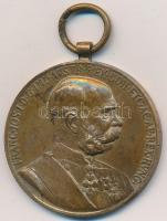 1898. "Jubileumi Emlékérem Fegyveres Erő Számára / Signum memoriae (AVSTR)" Br kitüntetés mellszalag nélkül T:2-  Hungary 1898. "Commemorative Jubilee Medal for the Armed Forces" decoration without ribbon C:VF NMK 249.