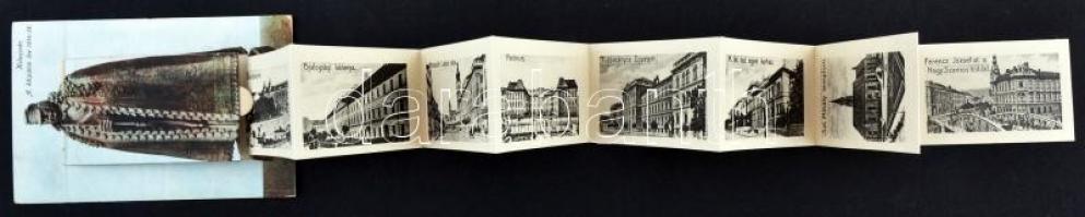 Kolozsvár, a kárpátok őre / statue, leporellocard