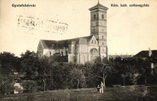 Gyulafehérvár, Katolikus székesegyház; Weiss Bernát kiadása / church