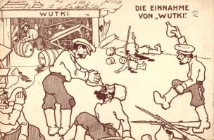 Die Einnahme von 'Wutki' / 'Vodka' WWI satirical military propaganda