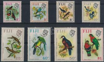 Birds 8 stamps, 8 db Madár bélyeg