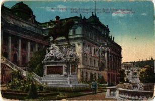 13 db RÉGI főként magyar városképes lapok, vegyes minőségű / 13 old mainly Hungarian postcards, mixe...