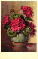 10 db vegyes motívum lap, üdvözlőlap, virág motívumú lap, benne néhány litho / 10 mixed greeting car...