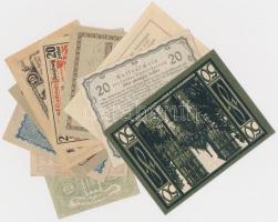 Németország / Weimari Köztársaság / Ausztria 1919-1921. 10db klf városi szüksépénz T:vegyes
Germany ...